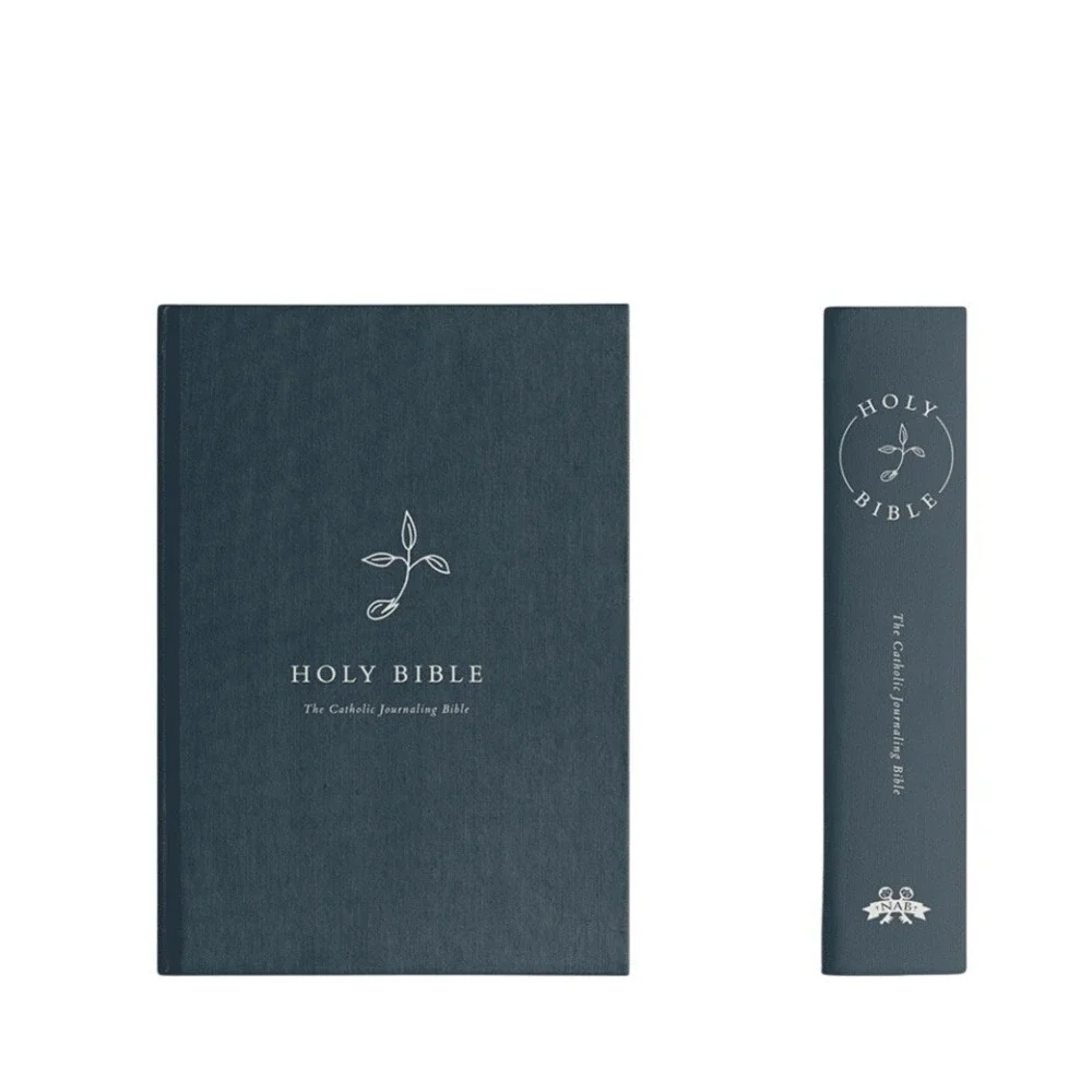 Blessed is She Catholic Journaling Bible NABRE Navy Blue Cloth Hardcover OSV